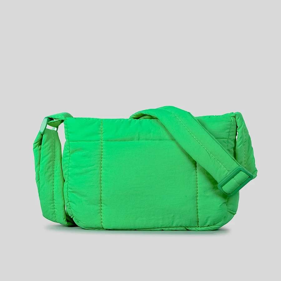 

Small Designer Puffer Bag in Candy Colors for Women - Lightweight Nylon Crossbody Purse