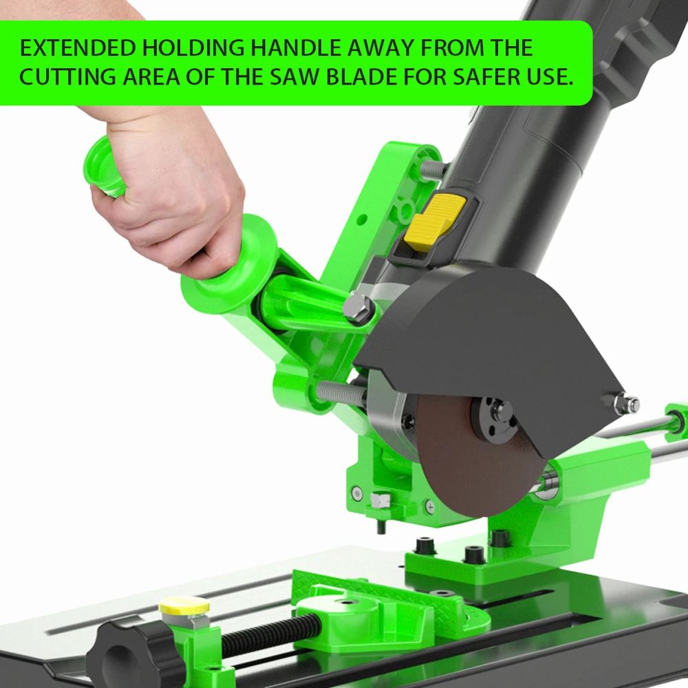 

Universal Angle Grinder Stand Bracket Holder Metal Cutting Machine Support Power Tools Accessories For 100 and 125 Angle Grinder