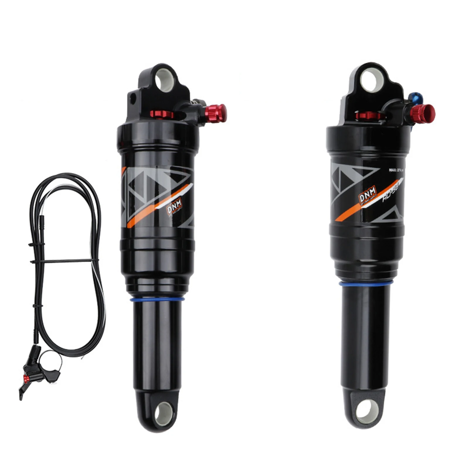 

Air Rear Shock Aluminum Alloy DNM AO-38RL Mountain Bike Rebound/Lock Out/Air Pressure With Remote Lockout 2023 New