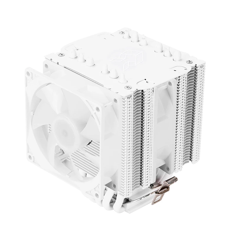 Z135 All White CPU Cooler With 6 HeatPipes Support 1700/1200/115x/AM4 Efficient 4Pin PWM ARGB Fan Quiet Ventilador Radiator images - 6