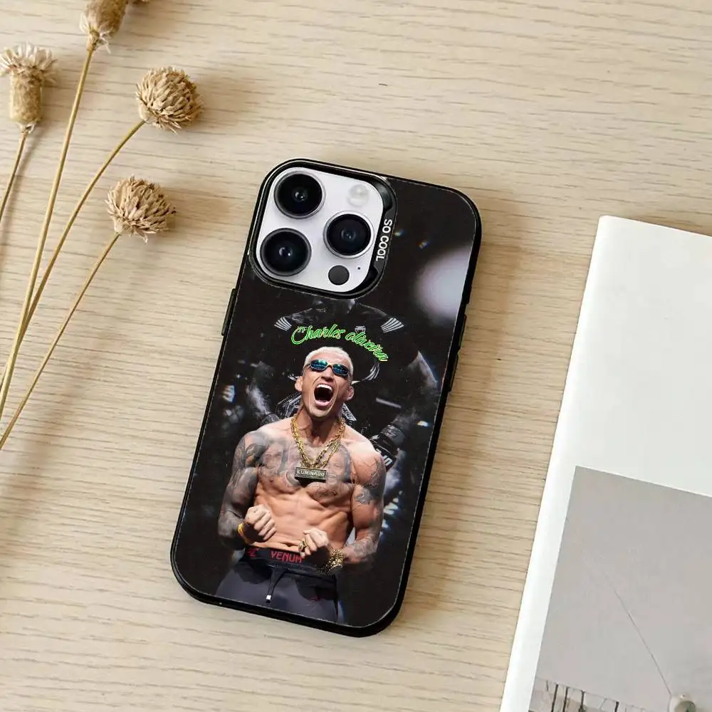 Чехол для телефона Charles Oliveira Do Bronx, цвет серебристый, для iPhone 17, 16, 15, 14, 13, 12, 11 Pro Max Plus (art.: 3920dab83000f) - 3920dab83000f