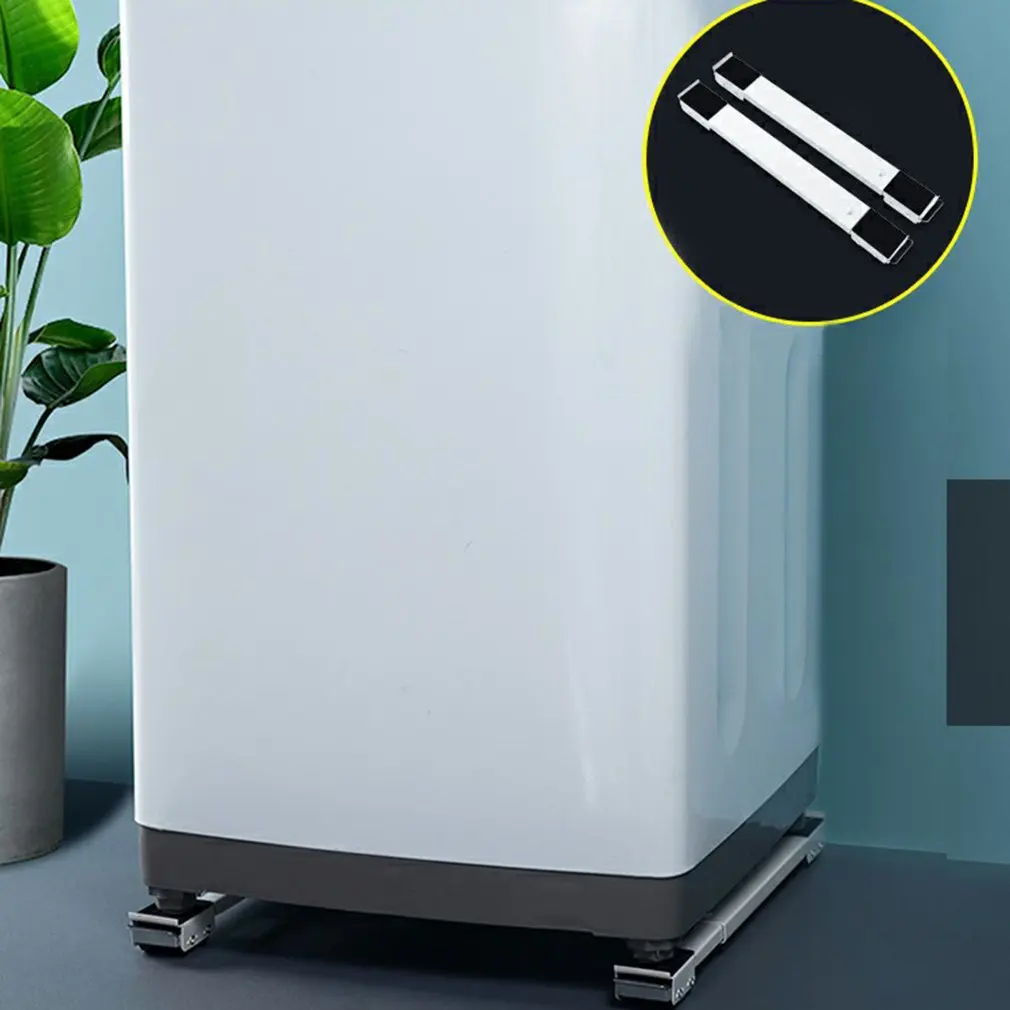 

Stand Movable Bracket Adjustable Appliance Dolly Square Strong Feet Fridge Mini Fridge Stand Mobile Base