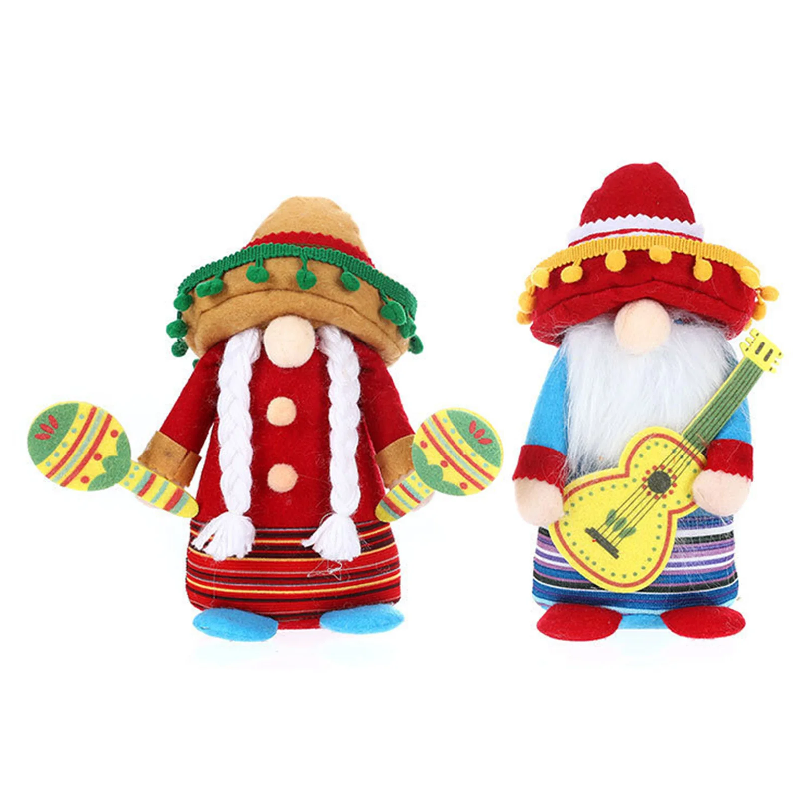 

Mexican Carnival Gnomes Plush Handmade Plush Faceless Doll Collectible Figurine Party Supplies Lucky Gift For Your Family Or