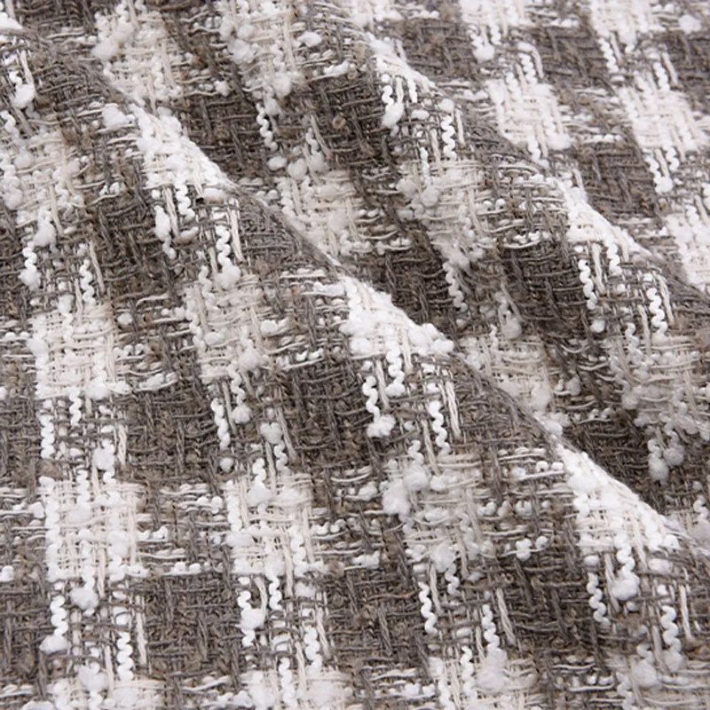 50x145 см модная твидовая ткань с рисунком гусиные лапки окрашенная в пряжку для