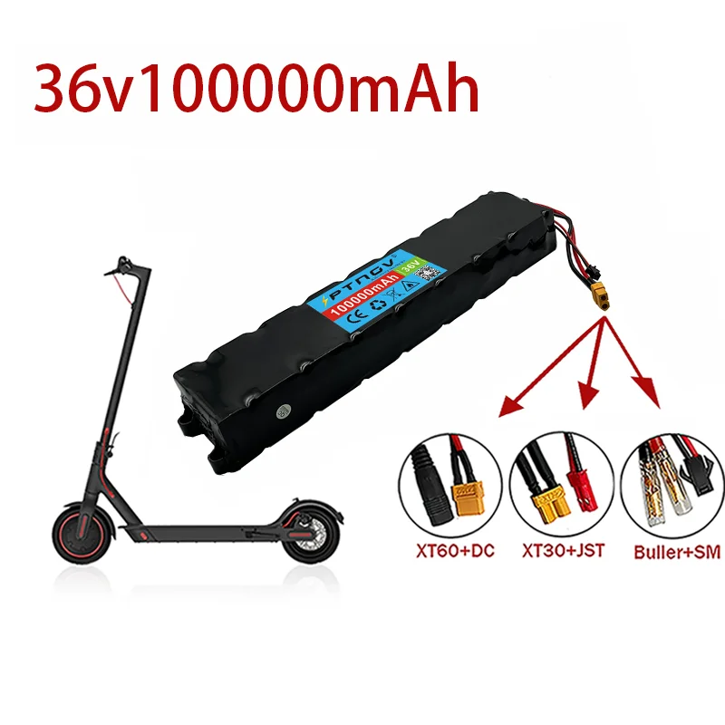 

Аккумулятор для электрического скутера 10S3P, 36 В, 100000 мАч, 36 В, литиевый аккумулятор 18650 для электрического скутера M365, аккумулятор для скутера...