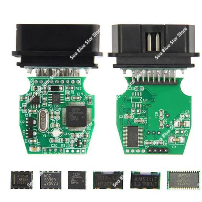 MINI VCI подходит для Toyota J2534 V18.00.008 FT232RL импортный чип GTS диагностический кабель