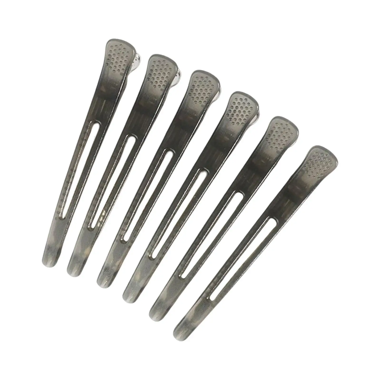 

6x Durable Sectioning Hair Clips Fixing Barrettes for Working Exercising Hairdressing