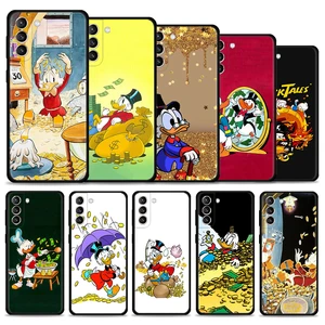Phone Case For Samsung S21 S20 FE S22 Ultra S10 S9 S8 Plus S10e for Galaxy Note 20 Ultra 10Plus Coque Anime Dagobert Donald Duck