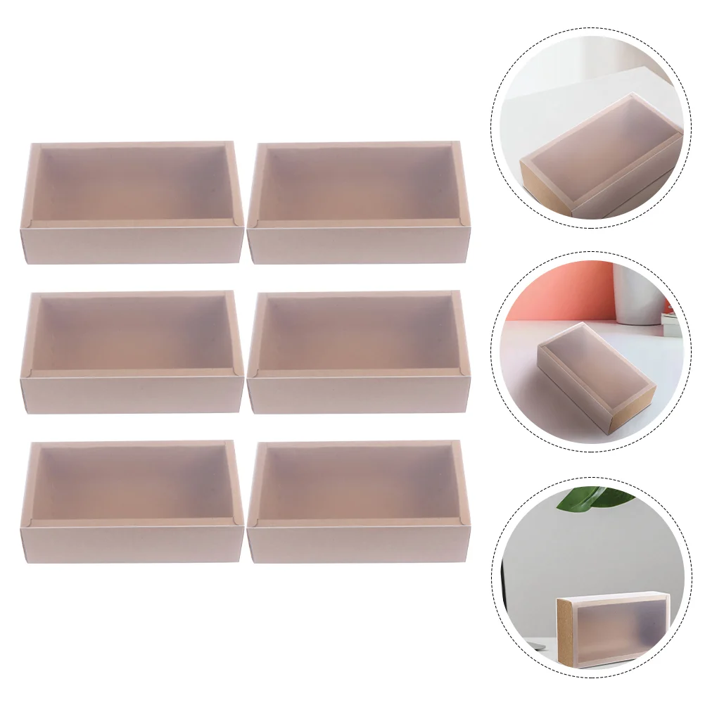 

6Pcs Portable Creative Chic Wrapping Boxes Drawer Design Boxes Wedding Gift Boxes