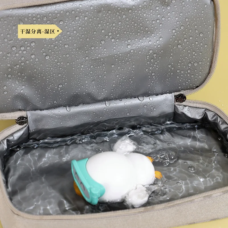 Отделение для сухого и мокрого сумка туалетных принадлежностей дорожная