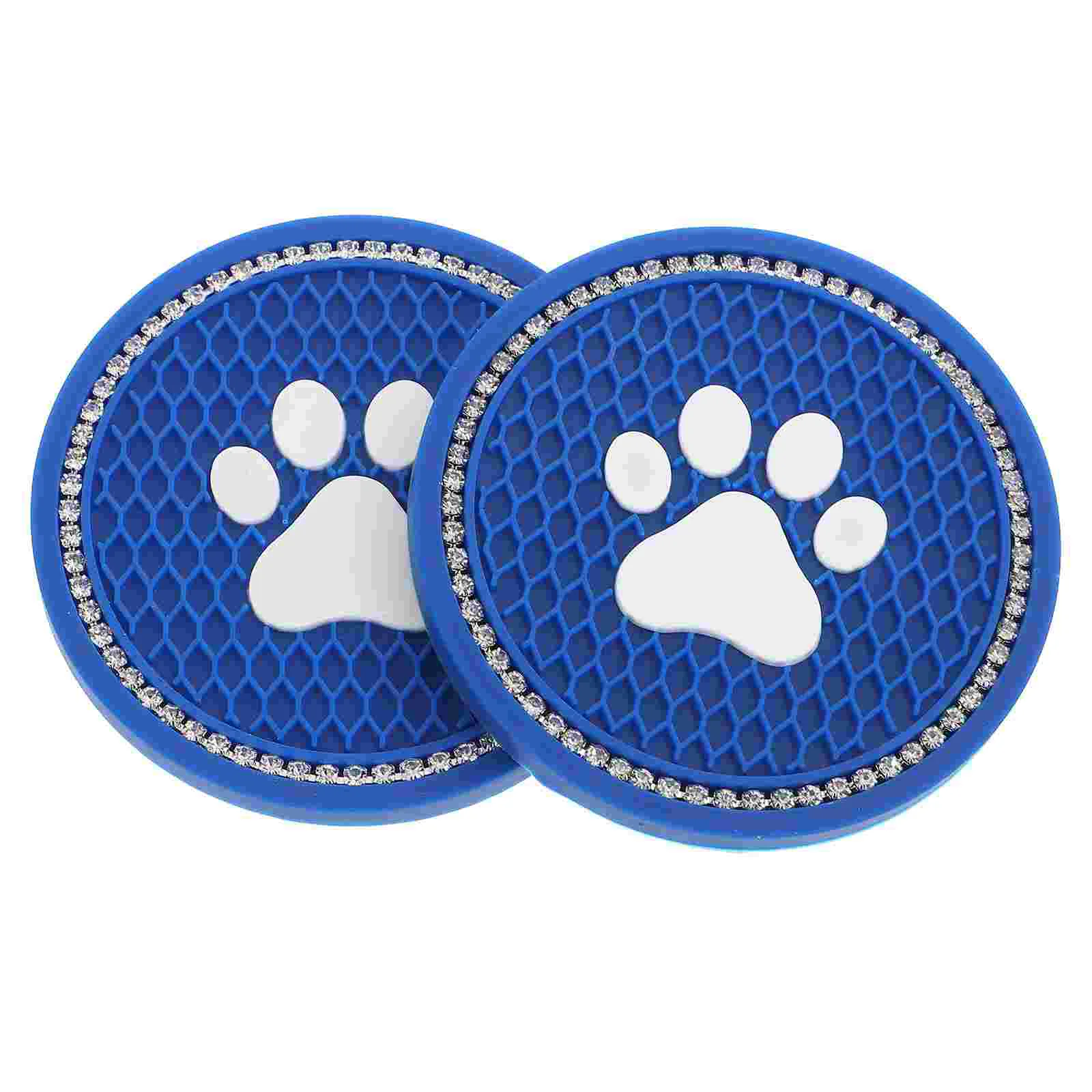

Cup Car Coasters Cute Drink Coaster Mat Automotive Coffee Table Home Accessories Mug Paw Cat Non Holder Vehicle Pad Rubber Auto