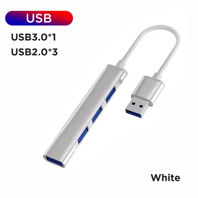 

Hub High Speed 4 Port USB 3.0 Hub type c Splitter 5Gbps For PC Computer Accessories Multiport HUB 4 USB 3.0 2.0 Ports