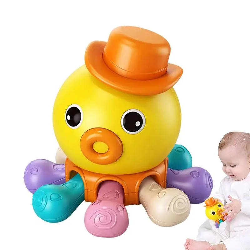 

Игрушка-осьминог, вращающаяся на 360 градусов детская музыкальная игрушка, детская музыкальная игрушка, гибкость пальцев, Дошкольная музыка-...