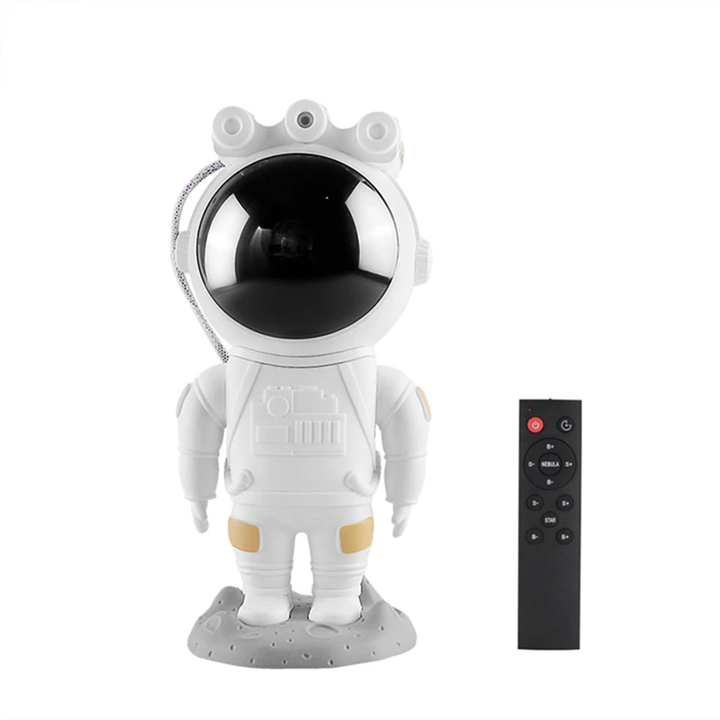 

Hot-Astronaut Star Projection Light,LED Kids Night Light,With Remote And Timer,For Children Adults Bedroom Party Best Gift