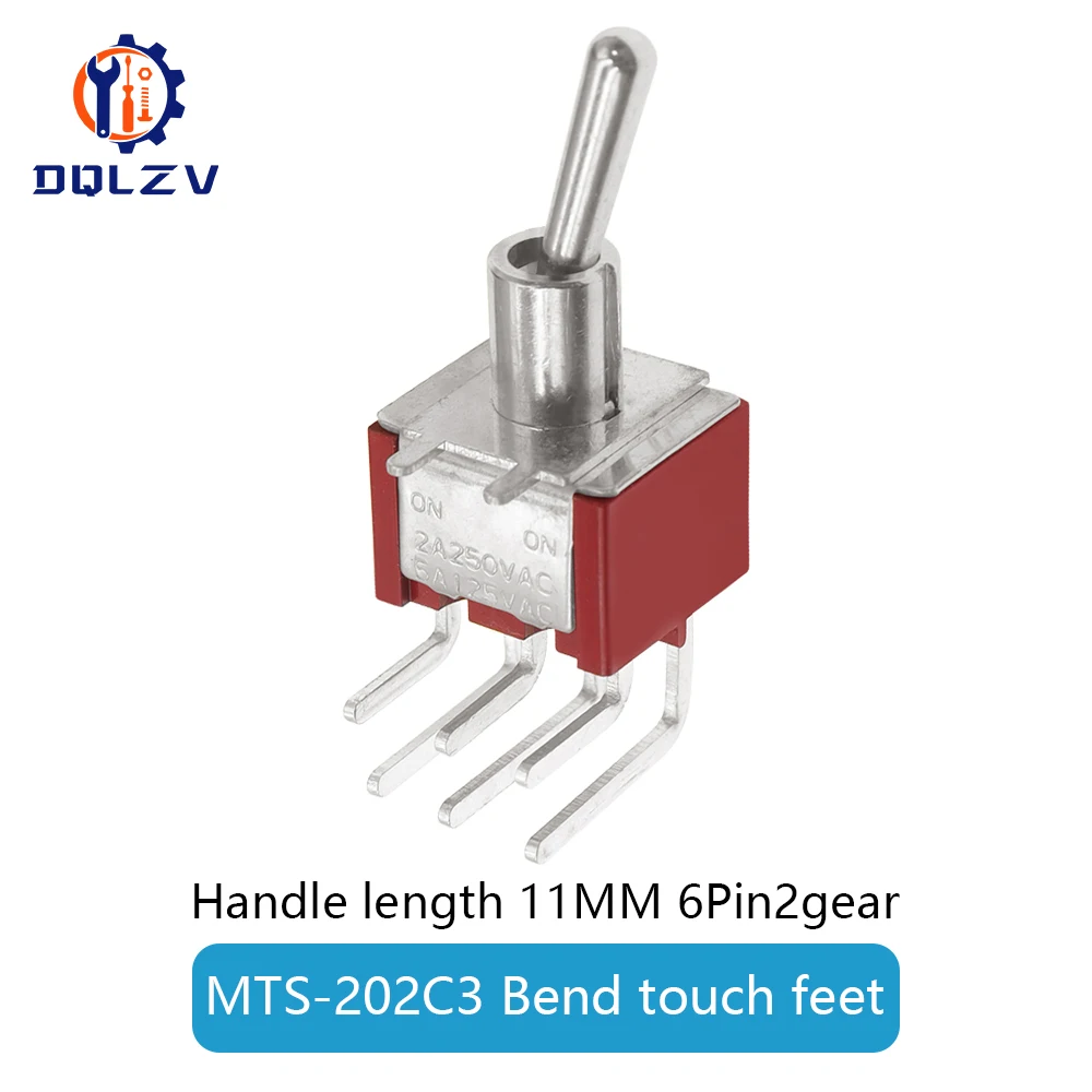

Медный изогнутый тумблер DQLZV 2/3/10А 125/250В