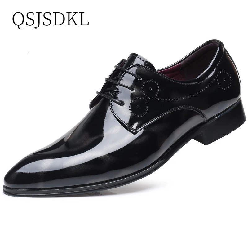 

Leather Shoes Men 2022 New Fashion Business Casual Shoes Large Size Non-Slip Wear-Resistant Breathable Male Shoes Zapatos Hombre