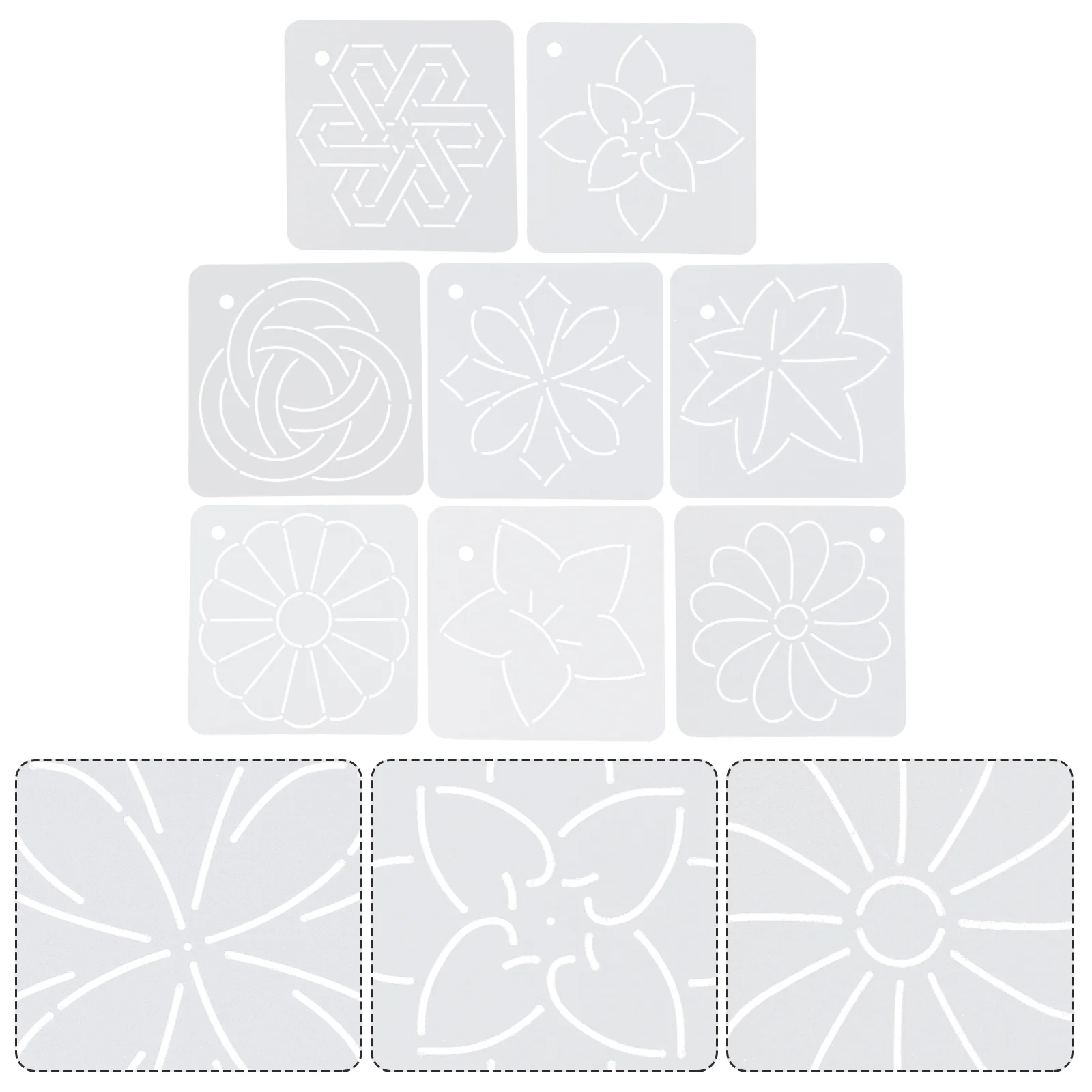 

Stencil Quilting Template Patchwork Flower Templates Sewing Embroidery Ruler Painting Forline Kit Scrapbook Rulers Circle