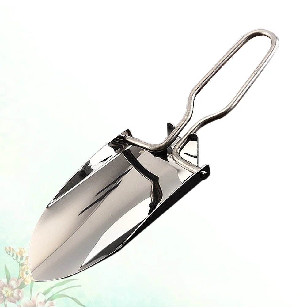 

Garden Trowel Stainless Steel Folding Hand Garden Tool with Scale for Transplanting Digging