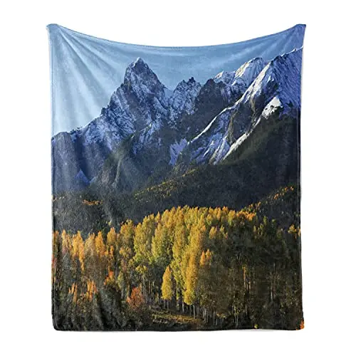 

Throw Blanket Forest Scene At Golitha Falls Nature Reserve Landscape King Queen Size for Sofa Couch Bed Woodland Soft Flannel