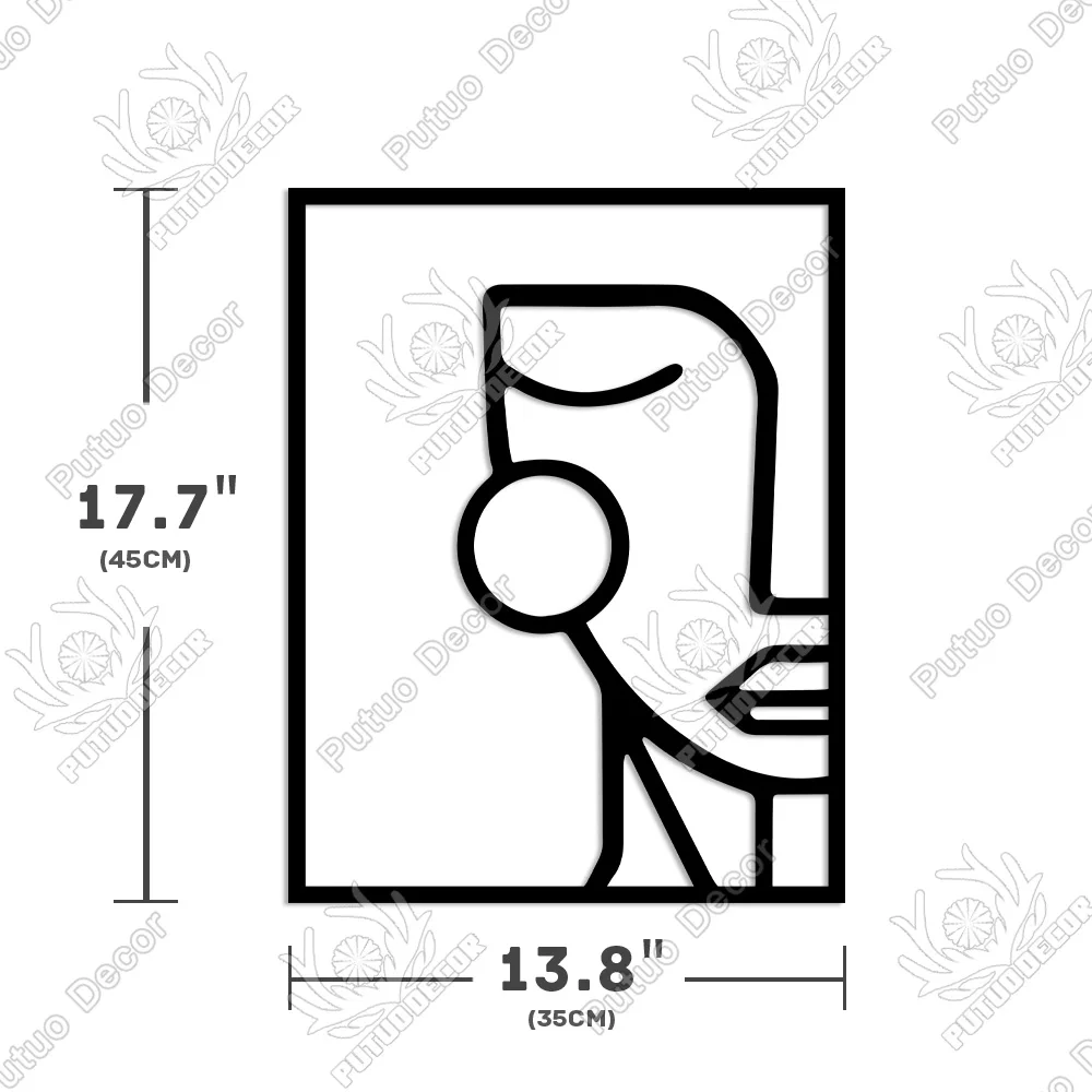 

Деревянная картина Putuo Decor "Черная женщина из древнего Египта"