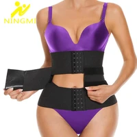 ningmi waist trainer for women slimming belt fat burner waist cincher body shaper belly control girdle corset weight loss strap