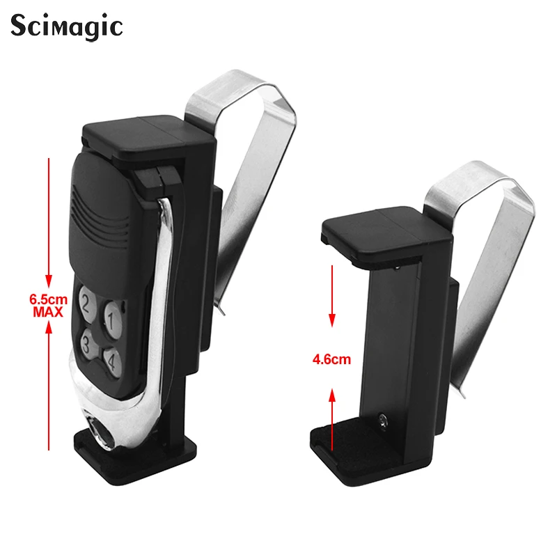 47-68mm Mini Holder Universal Adjustable Car Sun Visor Clip Garage Door Gate Remote Controls Transmitter Command Key Fob New images - 6