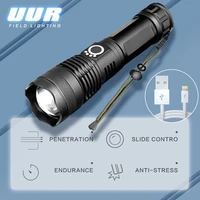 xhp50 most powerful flashlight 5 modes usb charging zoom led torch xhp50 18650 or 26650 battery best outdoor sport camping