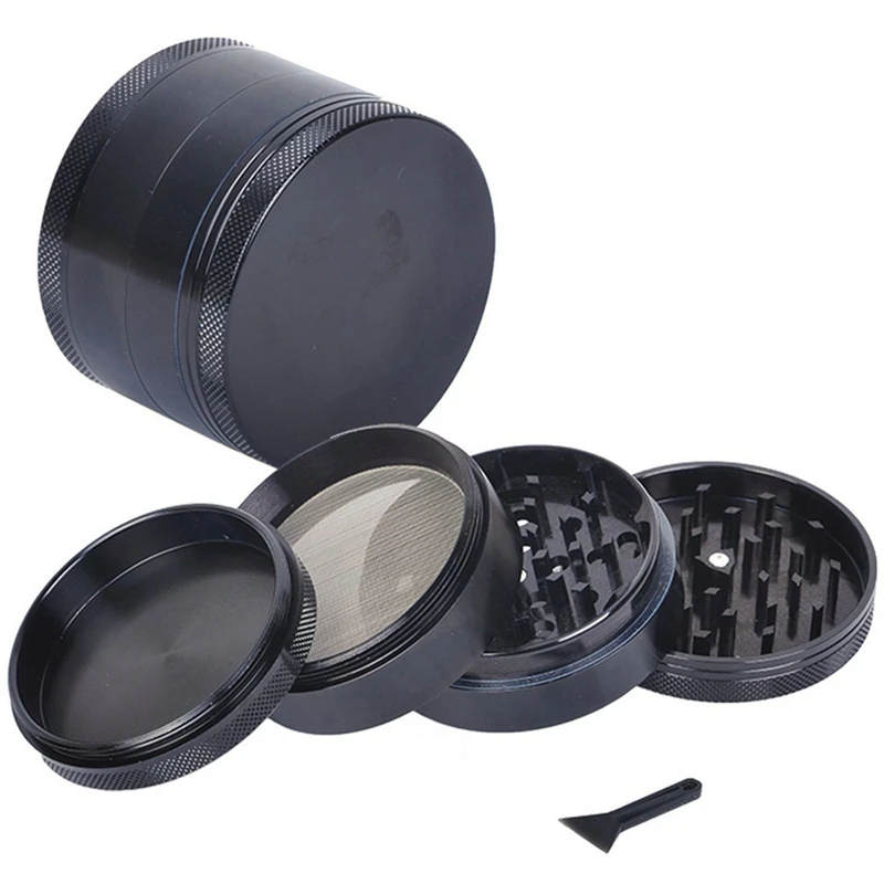 

4 Layers Small Round Shape Men Grinder Portable Zinc Alloy Herb Tobacco Herb Spice Hookah Smoking Accessories