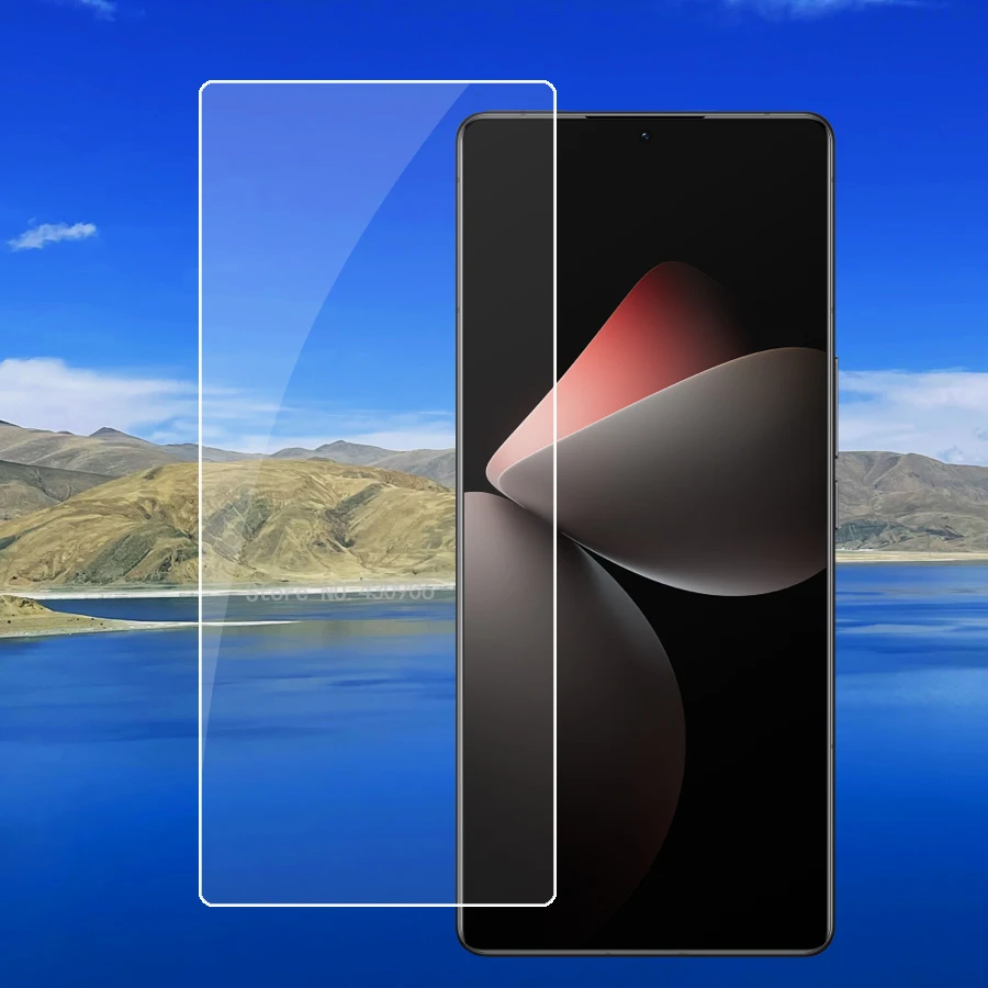 Фото Прозрачная защитная пленка для экрана из закаленного стекла 2.5D edge 9H для MEIZU 21 Pro с разблокировкой по отпечатку пальца №1