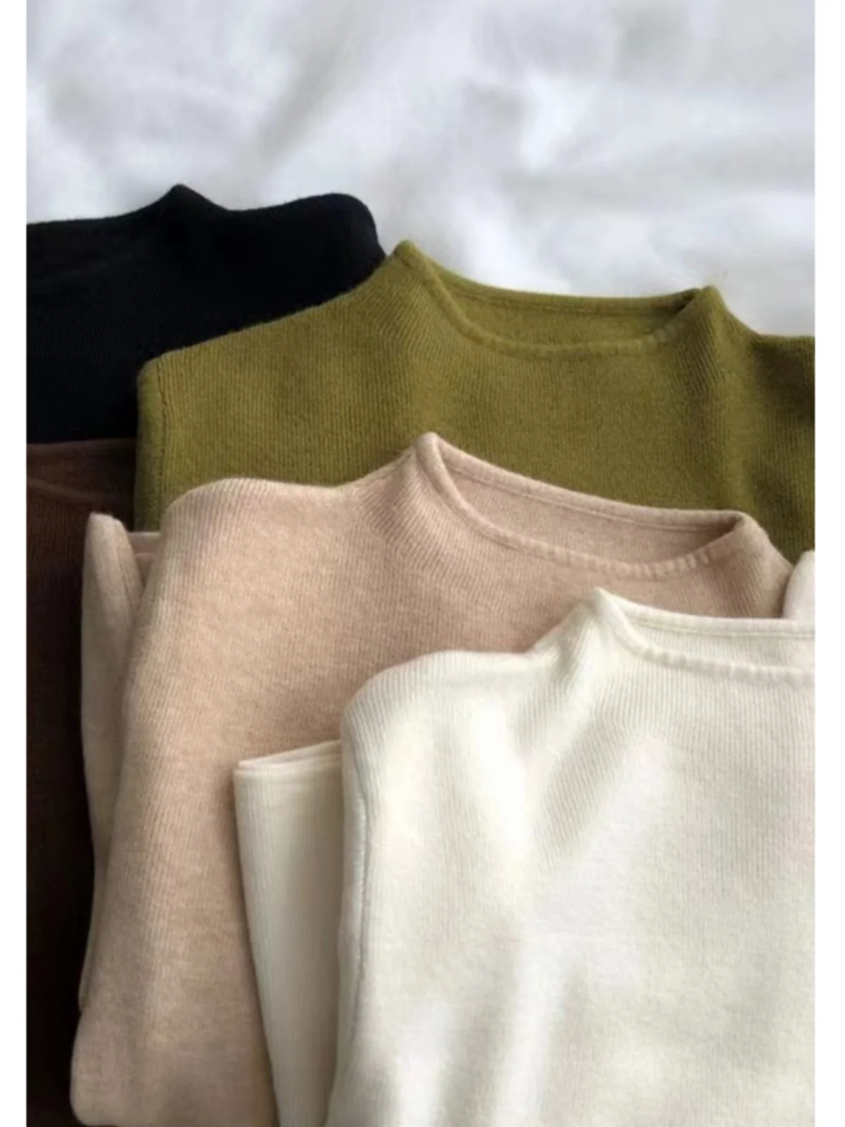 Корейская повседневная внутренняя одежда для похудения с воротником до половины