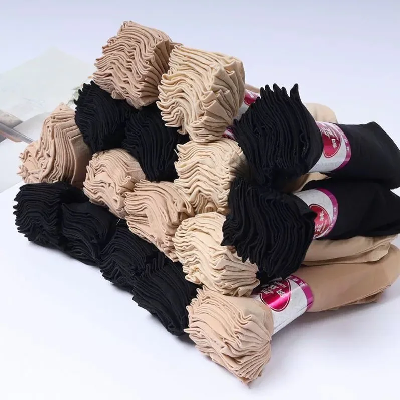 30Pairs Transparent Thin Socks Ultrathin Women Nylon Ladies Female Short Ankle Meias Elastic Breathable Summer Spring Silk Sox