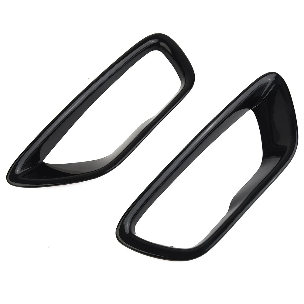 

Frame Cover Trim Fog Lamp Cover Trim For Left Side Cars 2pcs ABS Plastic Parts Replacement Front Fog Light Cover