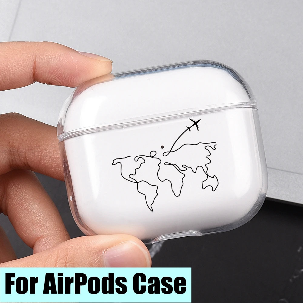 

Transparent Hard PC Case for AirPods Pro 3 Case for airpods pro 2 1 airpods3 Case For airpod pro Funda Air Pods 3 Cover Funda