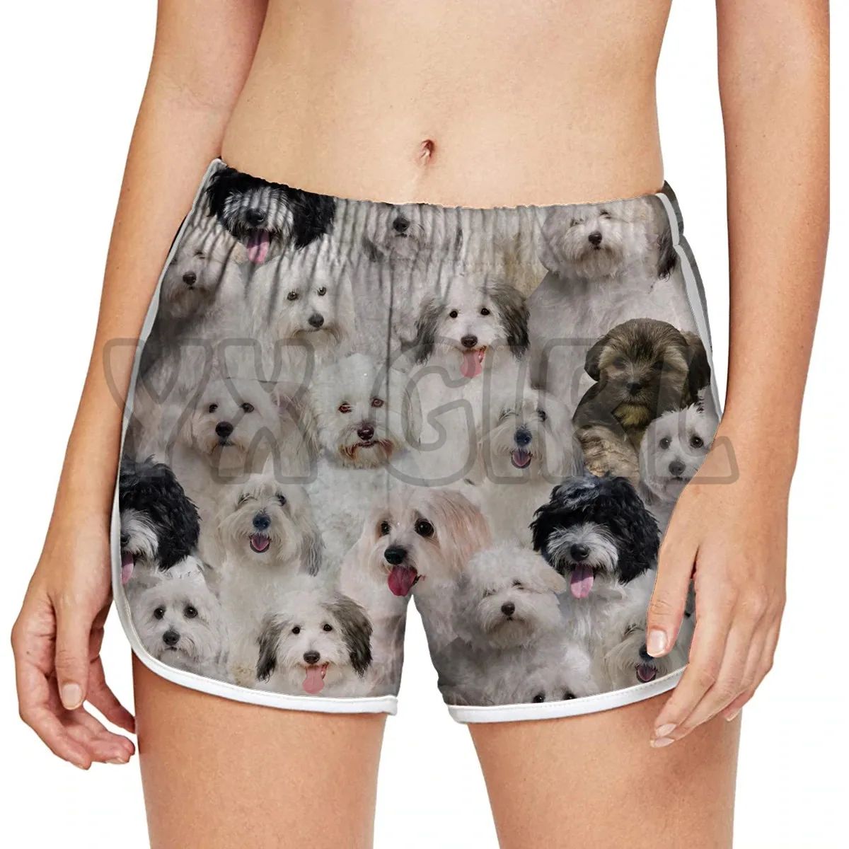 You get a lot of Cockapoos   Women's Shorts 3D All Over Printed Shorts Quick Drying Beach Shorts Summer Beach Swim Trunks