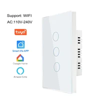 wifi smart touch switch support neutral wireno neutral wire install tuya app alexa google home voice control wall light switch