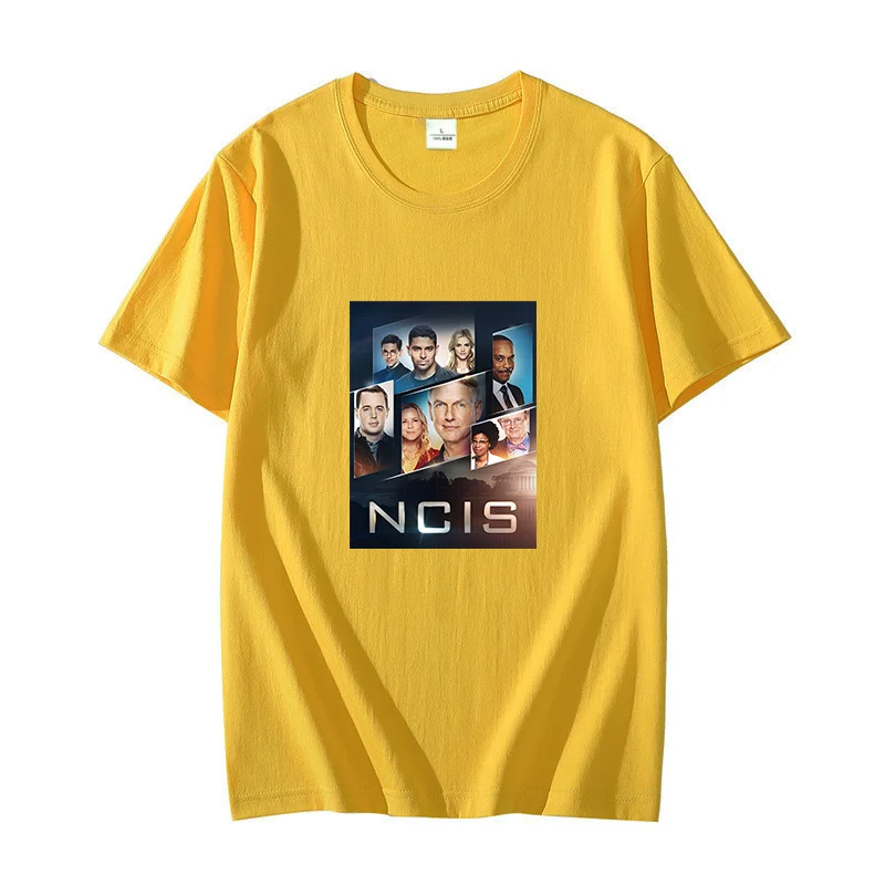 Винтажные Футболки с графическим принтом Ncis футболка оверсайз унисекс топы в