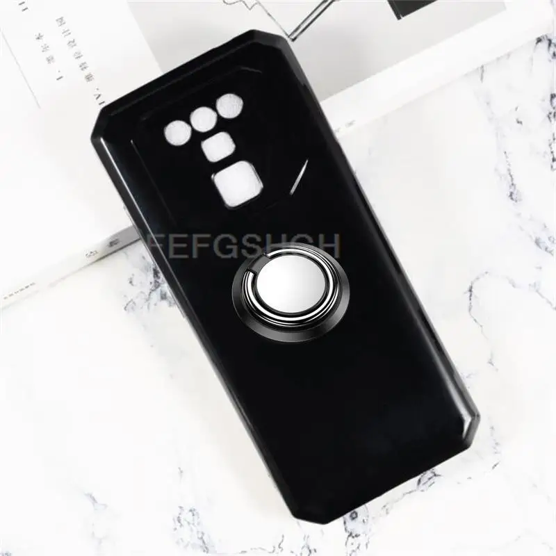 Для OUKITEL K15 Pro 6 52 дюймов Plus задний кольцевой держатель кронштейн из ТПУ Мягкий