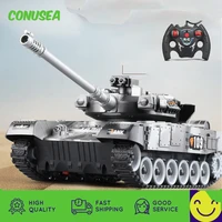 130 rc tank 7ch 2 4g remote control crawler tank model world war military truck simulation sound tiger toys for boys children