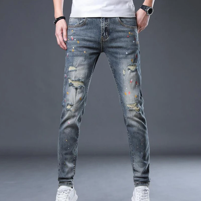 High Stree мужские черные джинсы