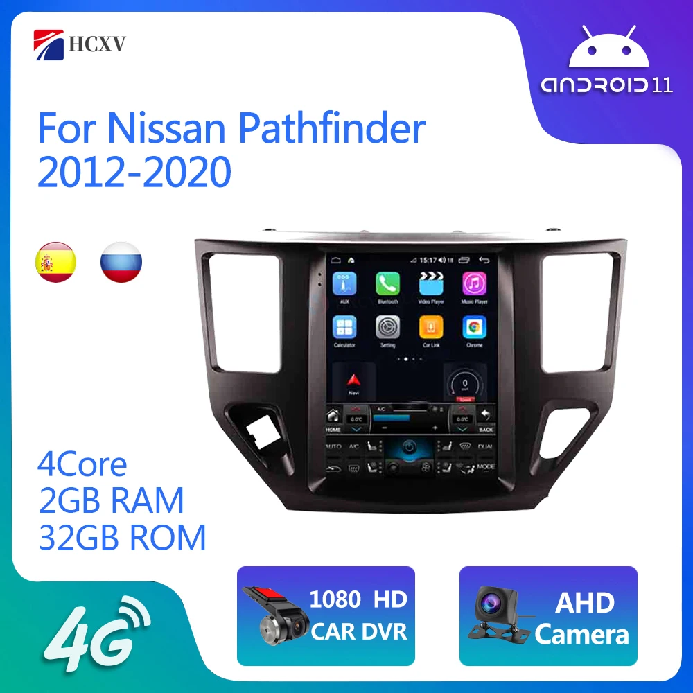 

9,7 ''экран в стиле Теслы для Nissan Pathfinder 2012-2020 Android 11 автомобильное радио мультимедийный автомобильный стерео Carplay Navi Head Unit WIFI