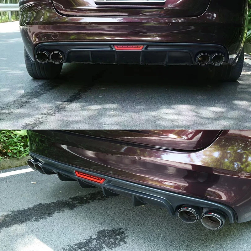 Автомобильный диффузор для заднего бампера защитный спойлер Инъекция PP подходит