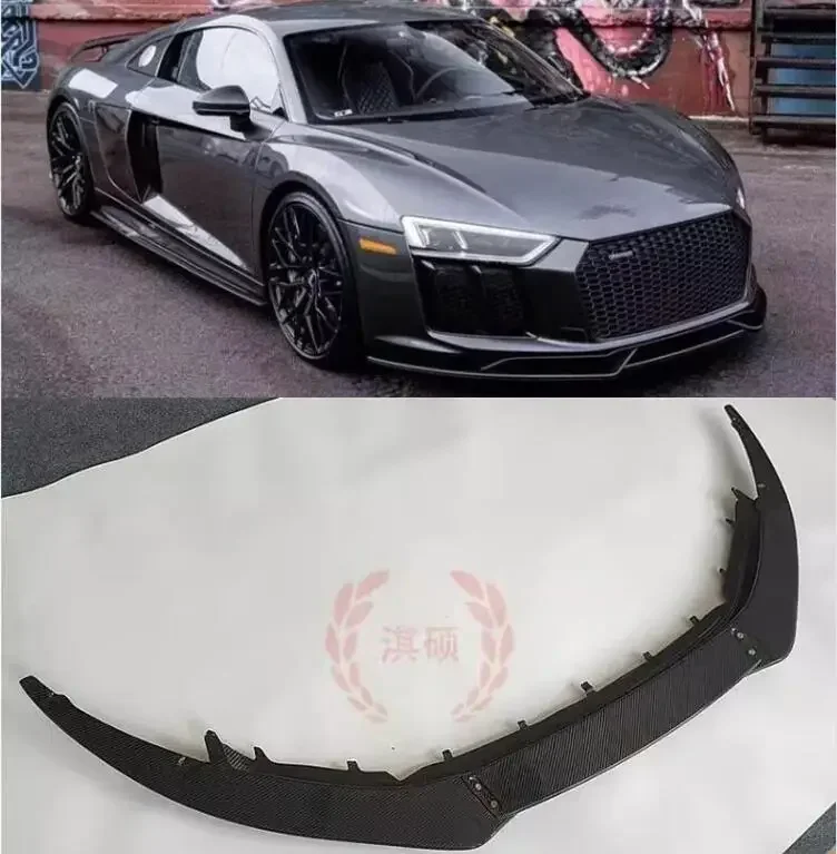 4 шт./компл. передний бампер из настоящего углеродного волокна разветвители для