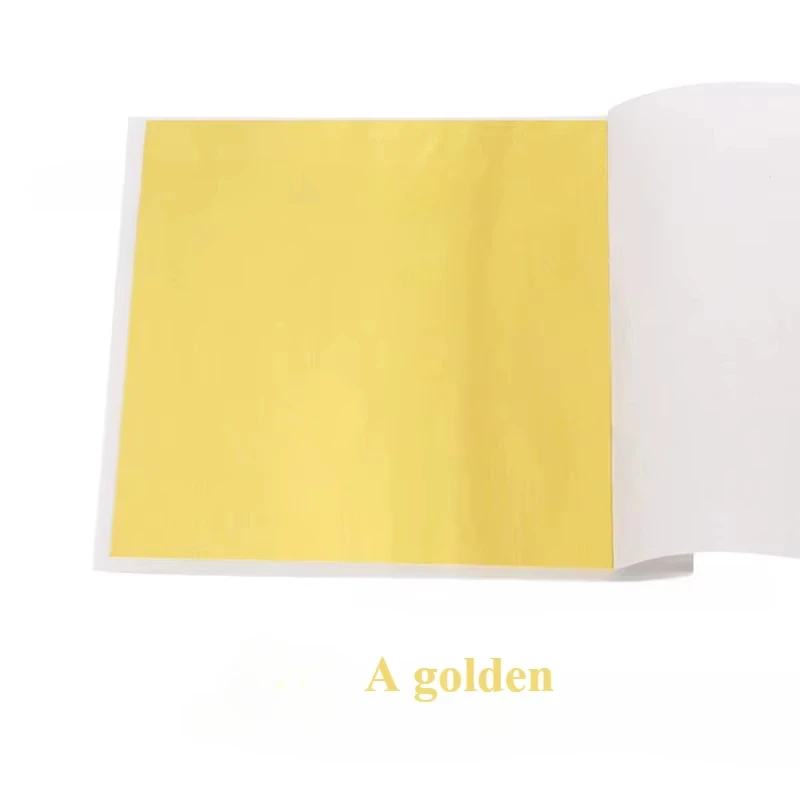 

10 шт. лист из золотой фольги, 12 цветов для украшения искусства, поделок своими руками, картин, украшения мебели, листы из золотых листьев.