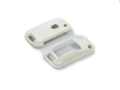 

Защитный чехол для дистанционного ключа без ключа для Porsche Cayenne 1-го поколения 2003-2010, глянцевый красный, синий, золотой, серебристый, углеродное волокно, белый