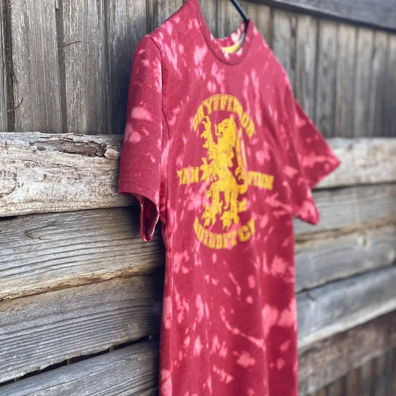 

HP Tie-dye printed round neck short sleeve unisex T-shirt
