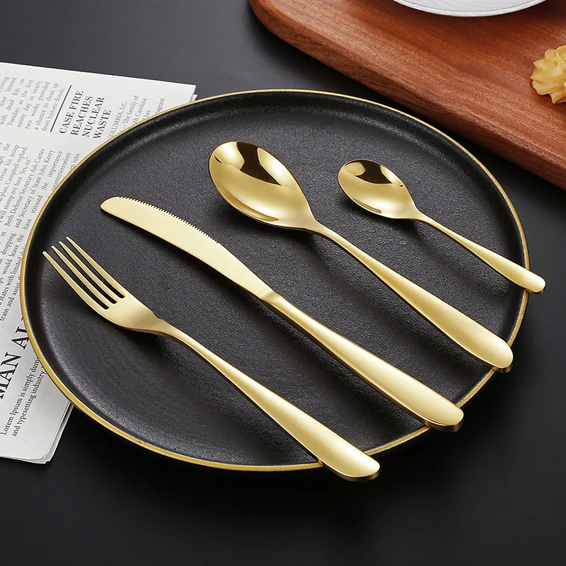 

Набор столовых приборов из нержавеющей стали, 4/6 предметов