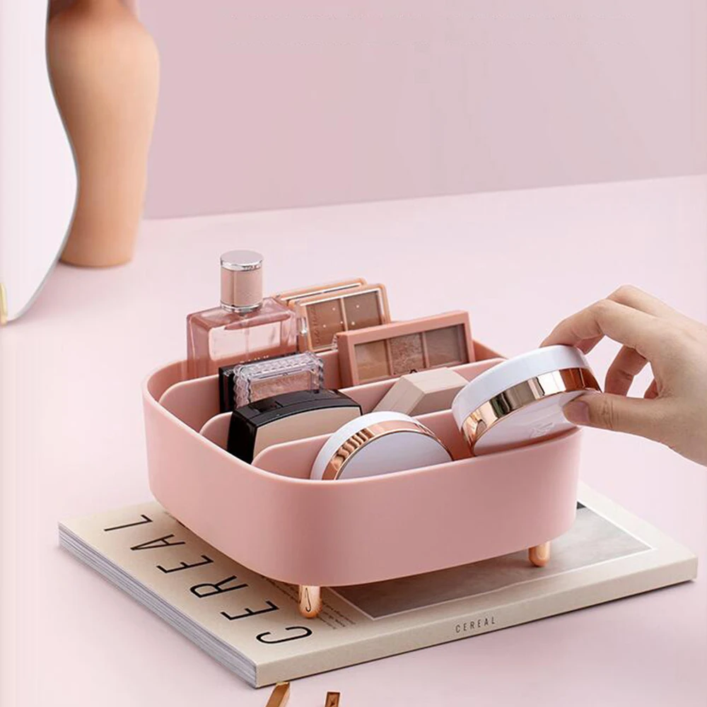 

Dresser Countertop Multi-Grid Eye Shadow Storage Box Display Holder Makeup Pressed Powder Organizer Rack Cosmetic Container