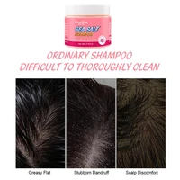 200g hair shampoo salt useful improve growth strengthen hair root for adult hair shampoo shampoo salt cream