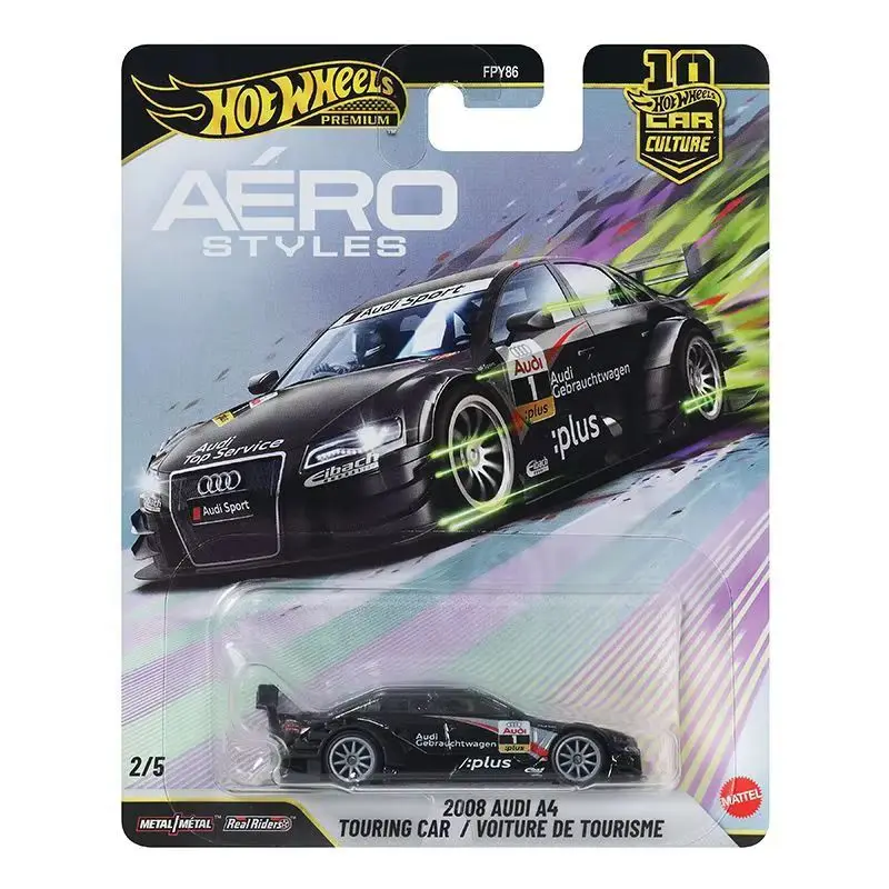 Фото Новые коллекционные модели автомобилей Hot Wheels Premiums Series Fpy86 Aero Styles: Nissan Skyline GTR, Audi A4, Nissan S15, Lexus RC, Chevrolet. Игрушки из сплава. №4