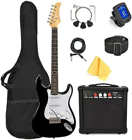 

Master 39 Inch Electric Guitar,For /beginner With Complete Starter Kit, 20 Watt Amp, 6 Extra String, Picks, Gig Bag, Shoulder S